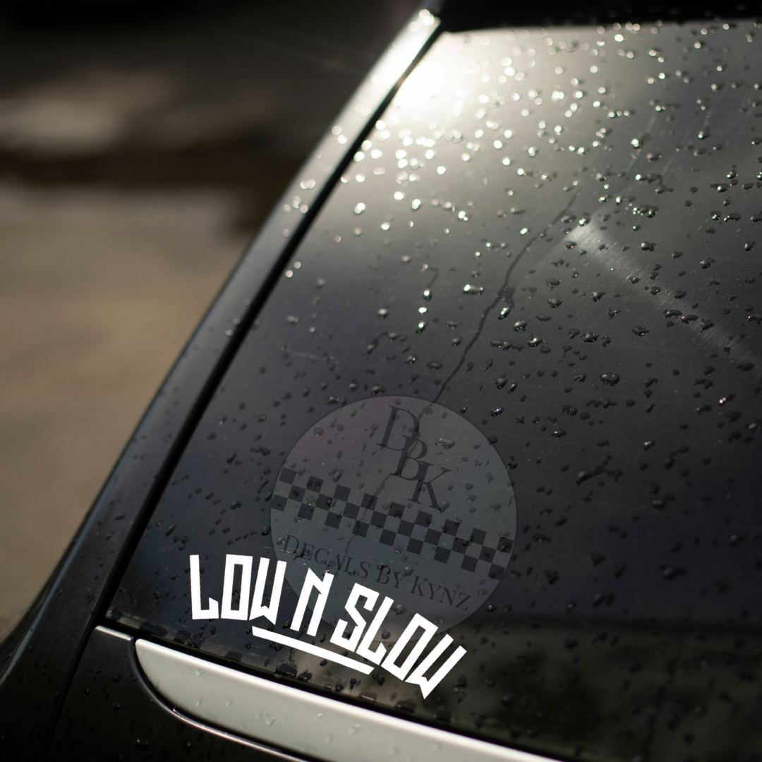"Low n Slow" Permanent Decal Sticker
