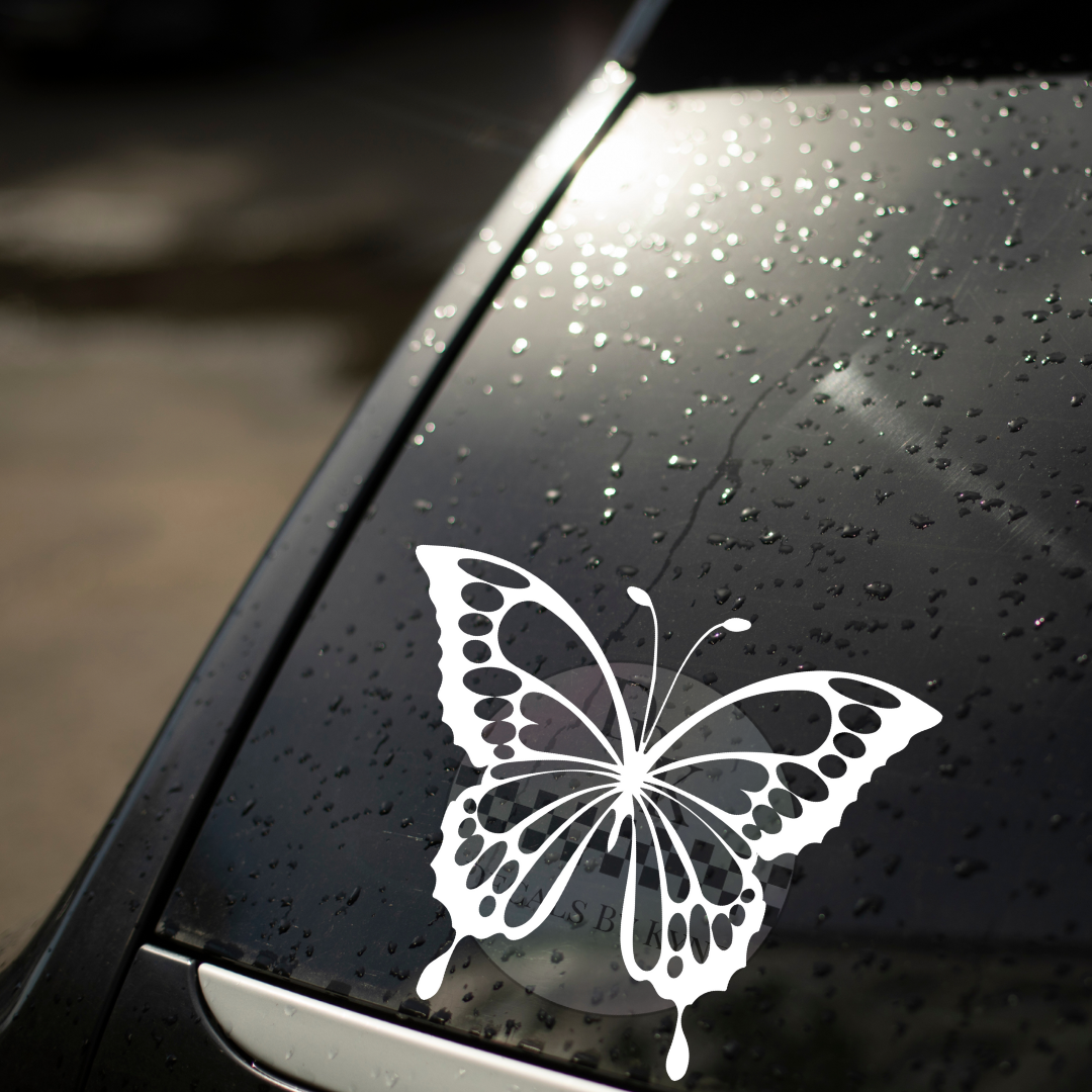 Butterfly Permanent Decal Sticker