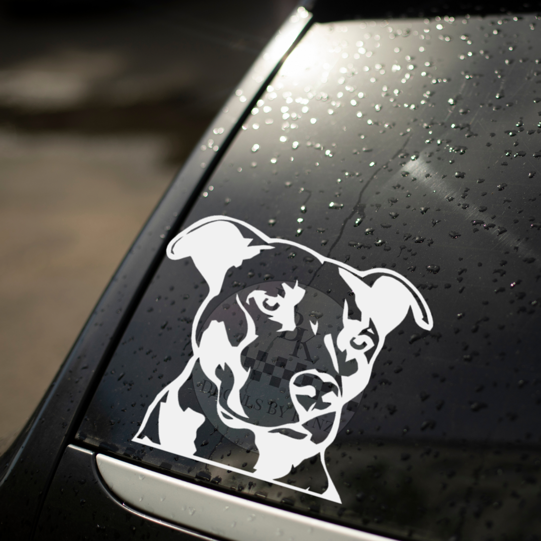 Pitbull Permanent Decal Sticker