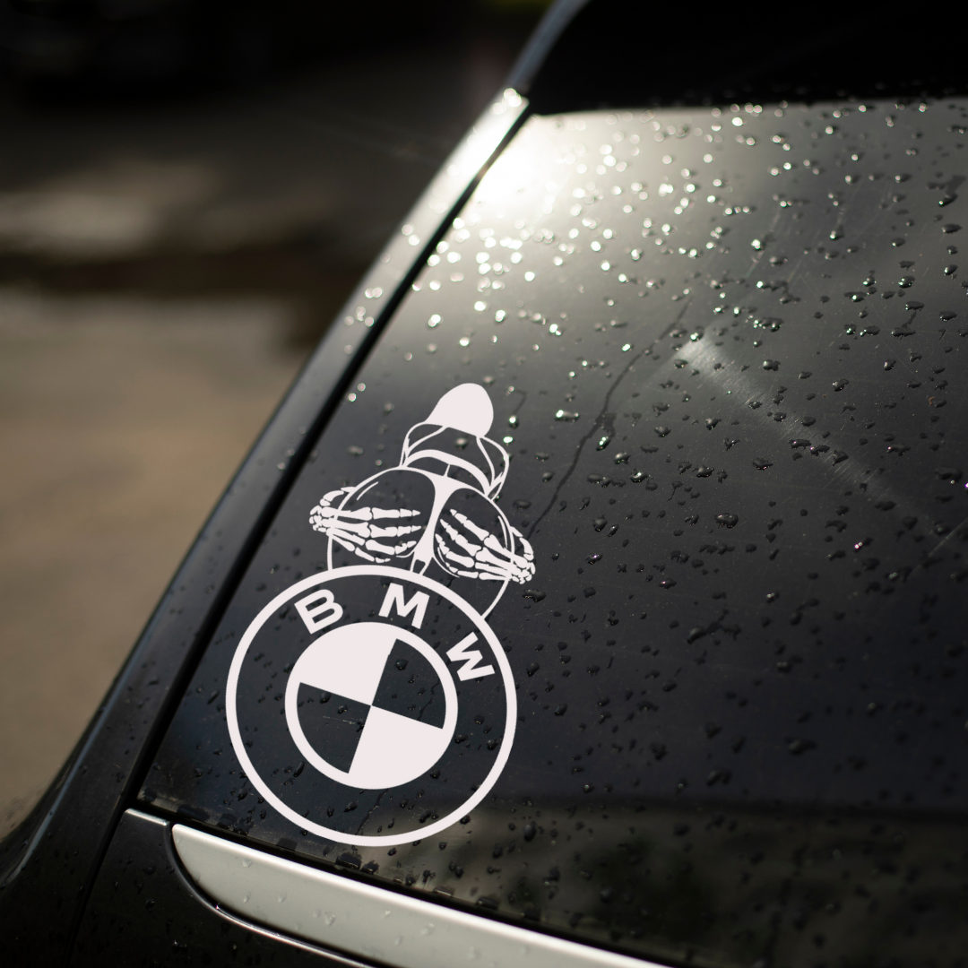 Spooky Girl BMW Decal