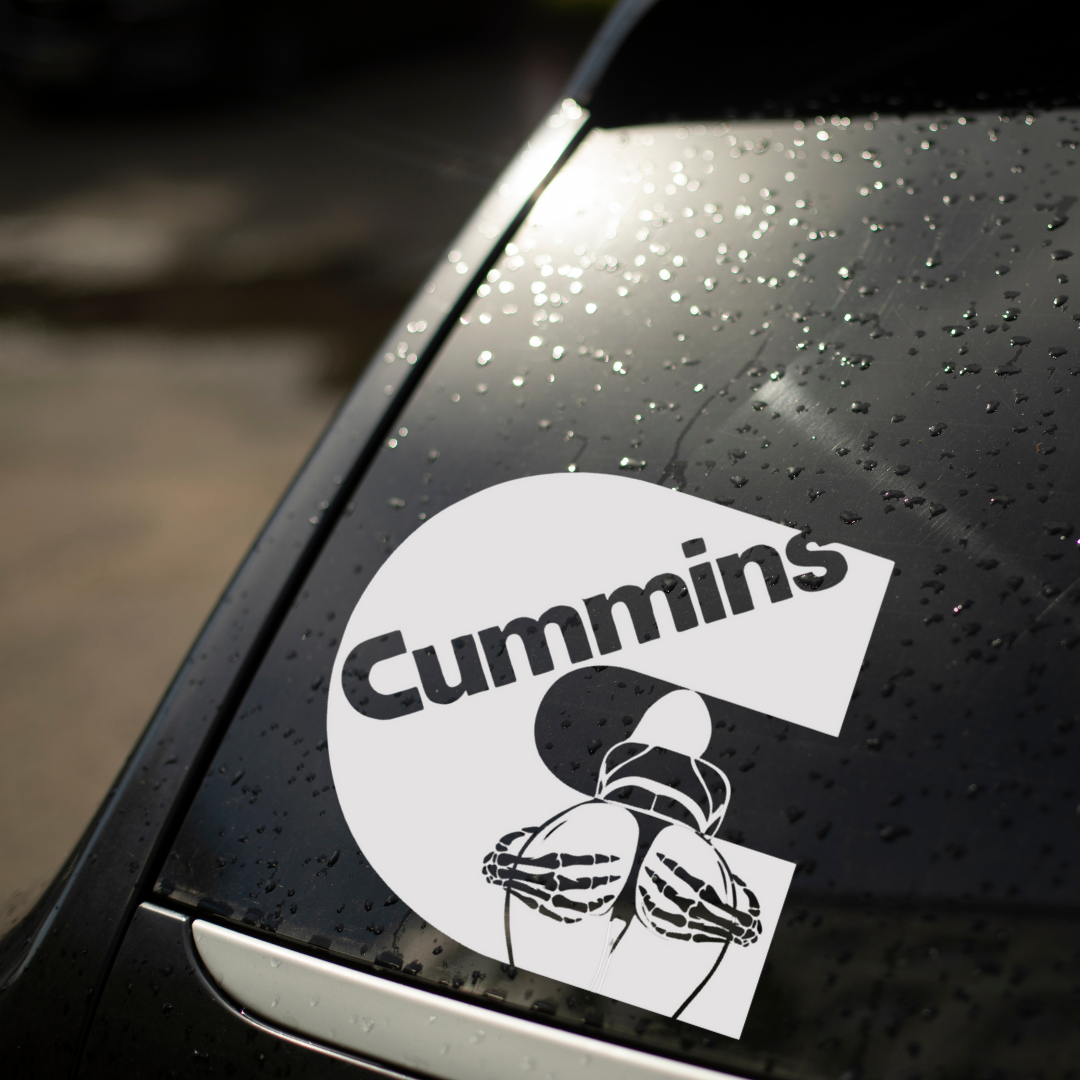 Spooky Girl Cummins Decal