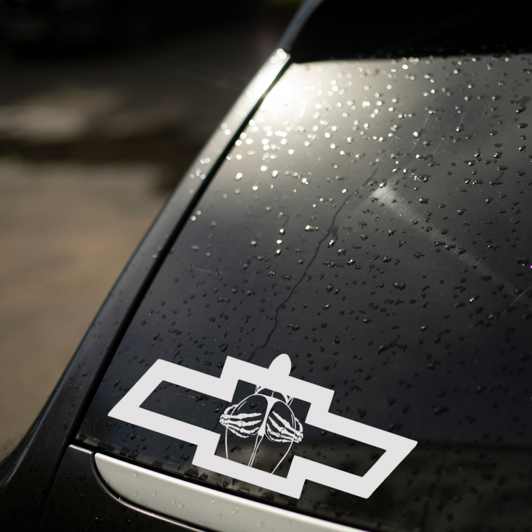 Spooky Girl Chevy Decal