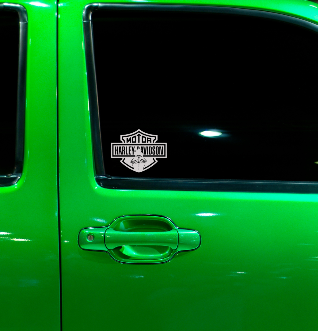 Spooky Girl Harley Davidson Decal