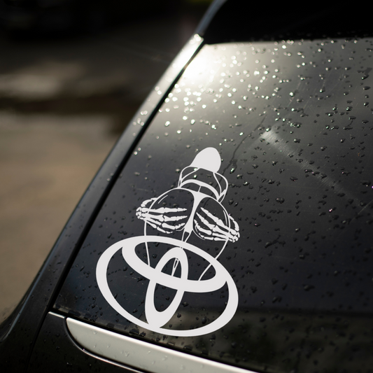 Spooky Girl Toyota Decal