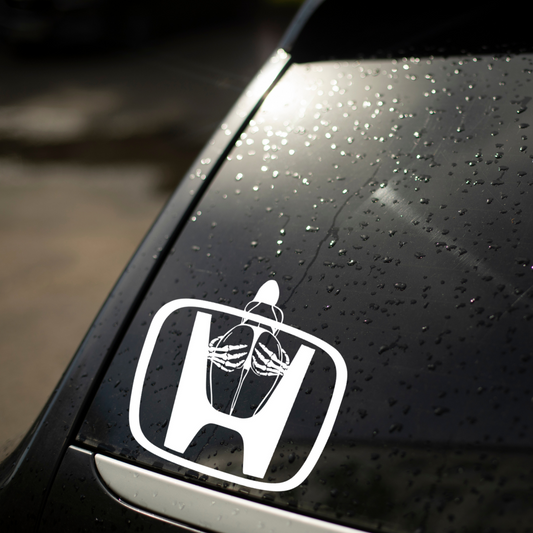 Spooky Girl Honda Decal