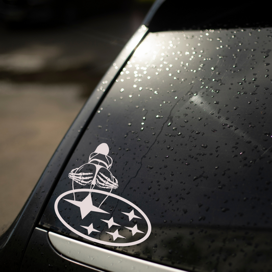 Spooky Girl Subaru Decal