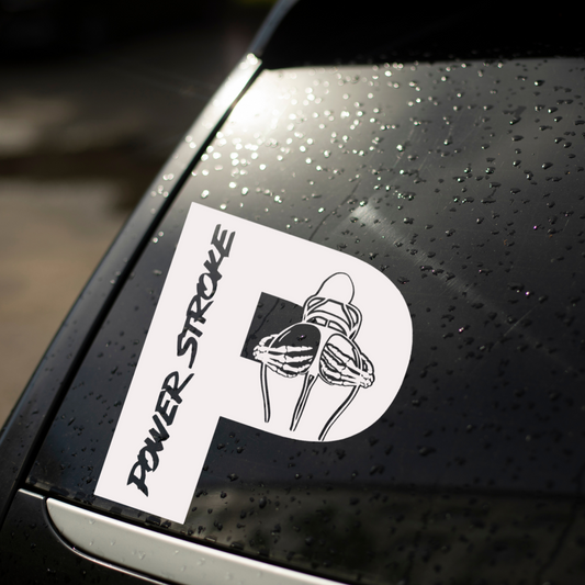 Spooky Girl Powerstroke Decal