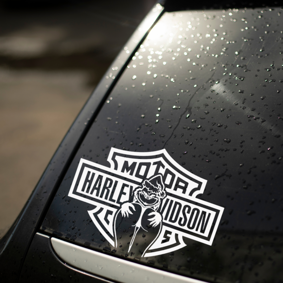 Winter Edition Harley Davidson Decal