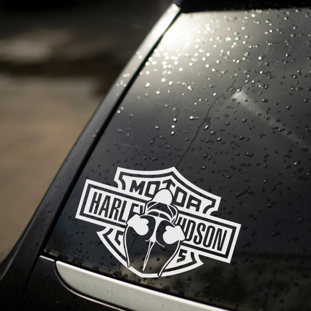 Winter Edition Harley Davidson Decal