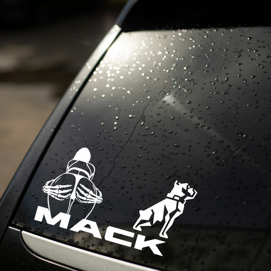 Spooky Girl Mack Decal